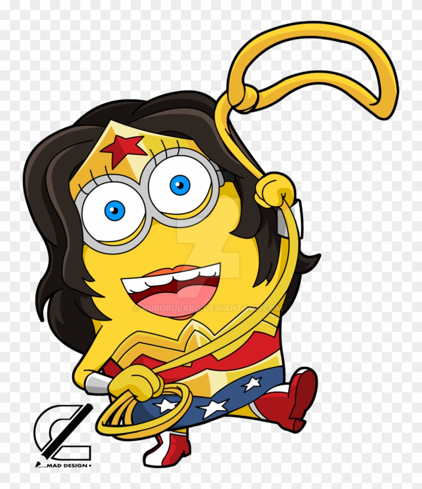 Wonder Woman By Kururulabo - Minion Wonder Woman #807927