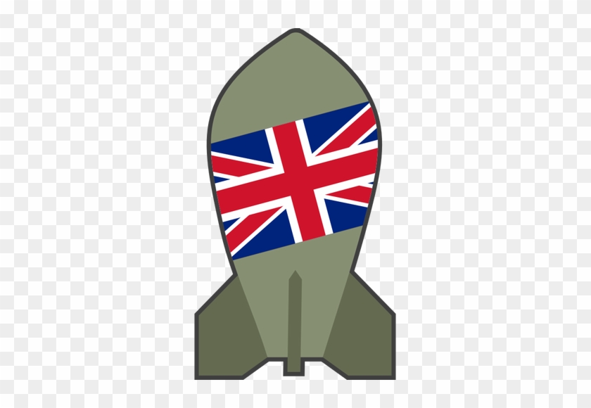 Vector Clip Art Of Hypothetical British Nuclear Bomb - Nuke Clipart North Korea #807987