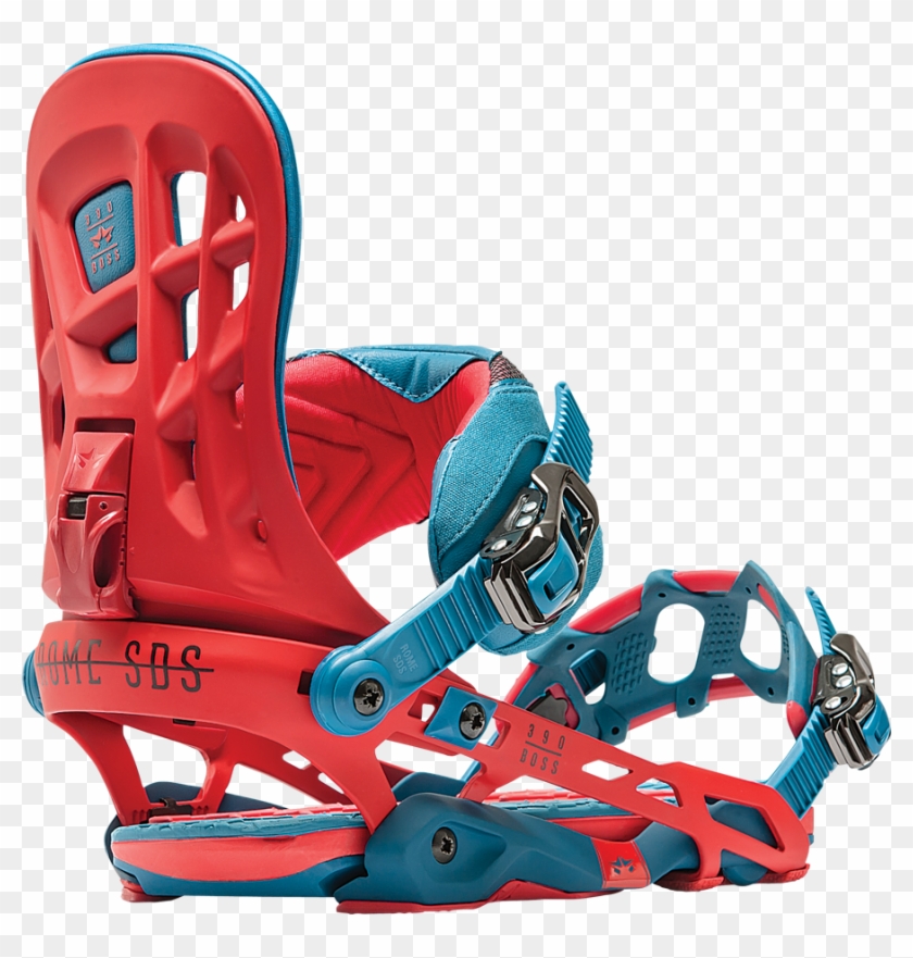 Rome 390 Boss Snowboard Bindings - Rome 390 Boss Snowboard Binding Red, L/xl #808119