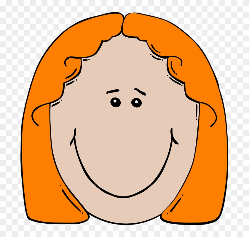 Ginger Clipart Woman - Ginger Hair Clipart #808125