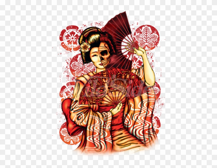 Geisha Skull - Illustration #808187