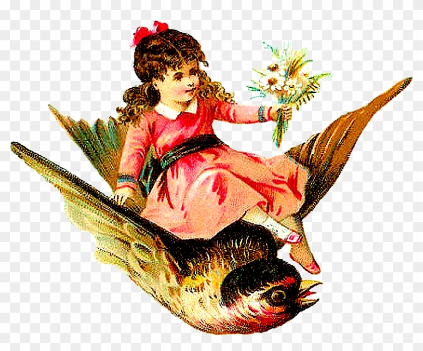 Is This Thumbelina Riding A Lovely Bird Well, I Like - Strait #808191