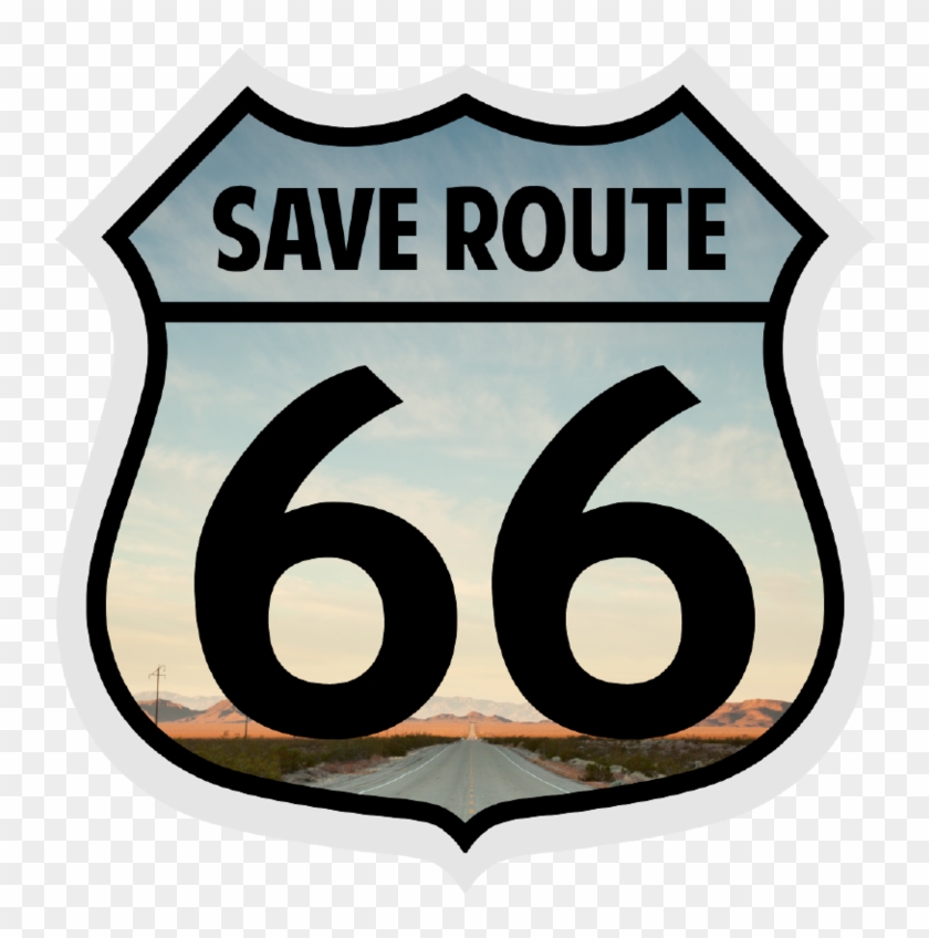 Historical Route 66 Is Arguably The Most Famous Road - Emblem #808214