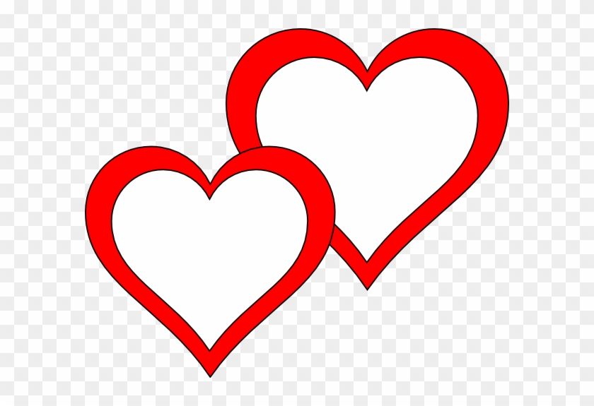 Two Hearts Clipart - Clip Art #808240