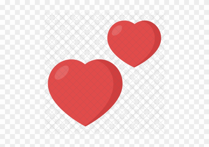 Two Hearts Icon - Emoji Heart #808244