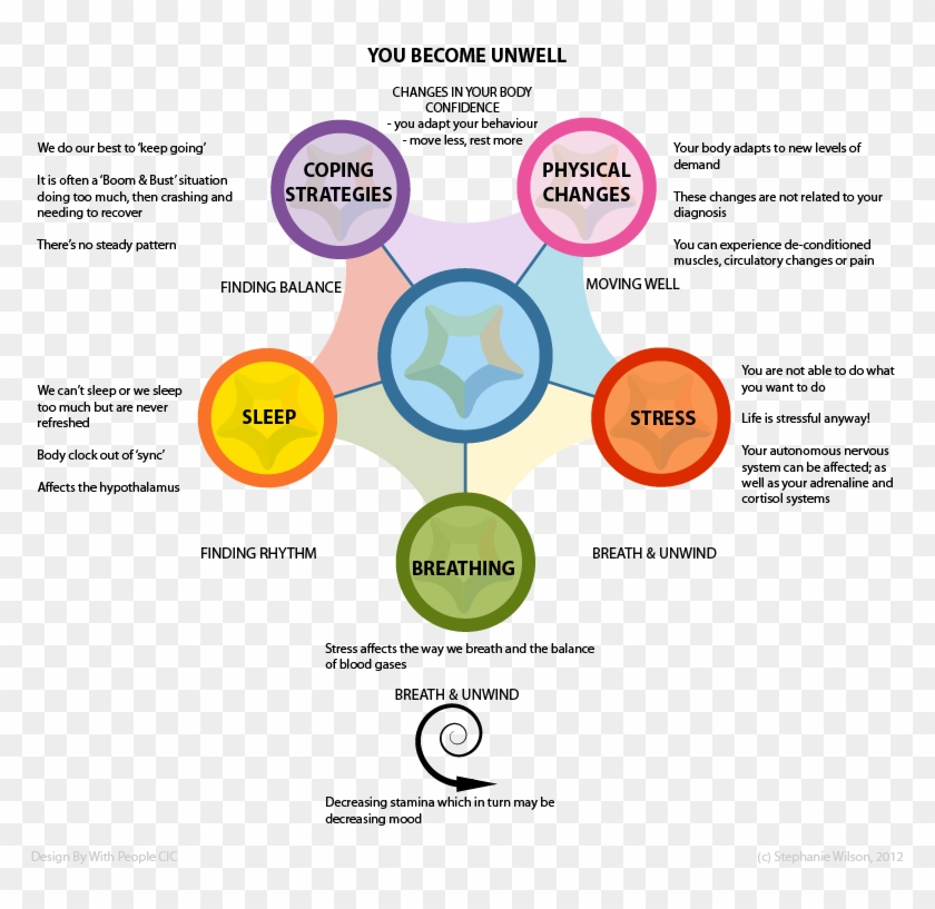 The Diagram Represents People's Experience Of Becoming - Circle #808324