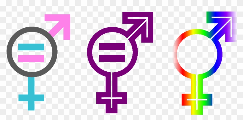 Equality - Colorful Gender Equality Symbol #808329