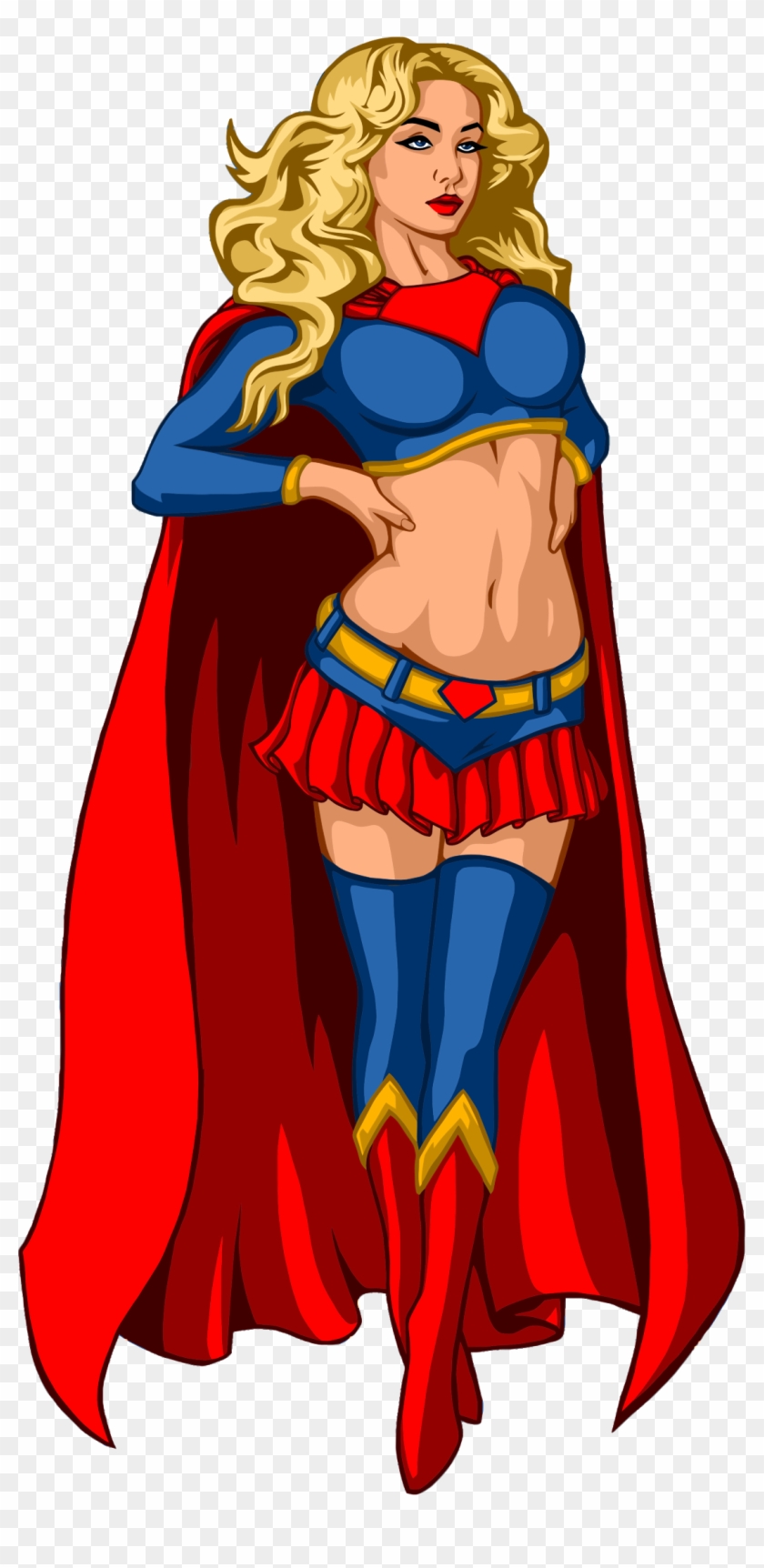 Big Image - Female Superheroes Clipart #808371