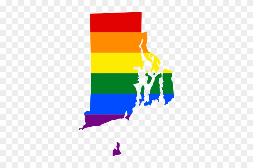 Rhode Island Flag Map #808479