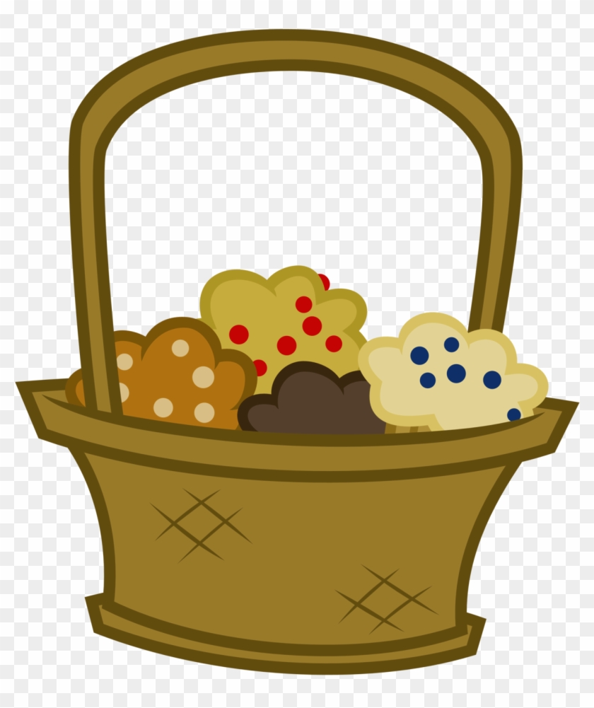 Blueberry Muffin Clipart Mlp - Cartoon Picnic Basket #808545
