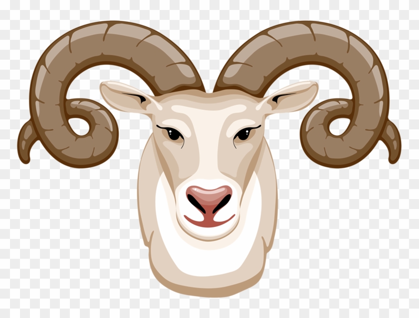 Goat Sheep Christmas Clip Art - Goat Sheep Christmas Clip Art #808638