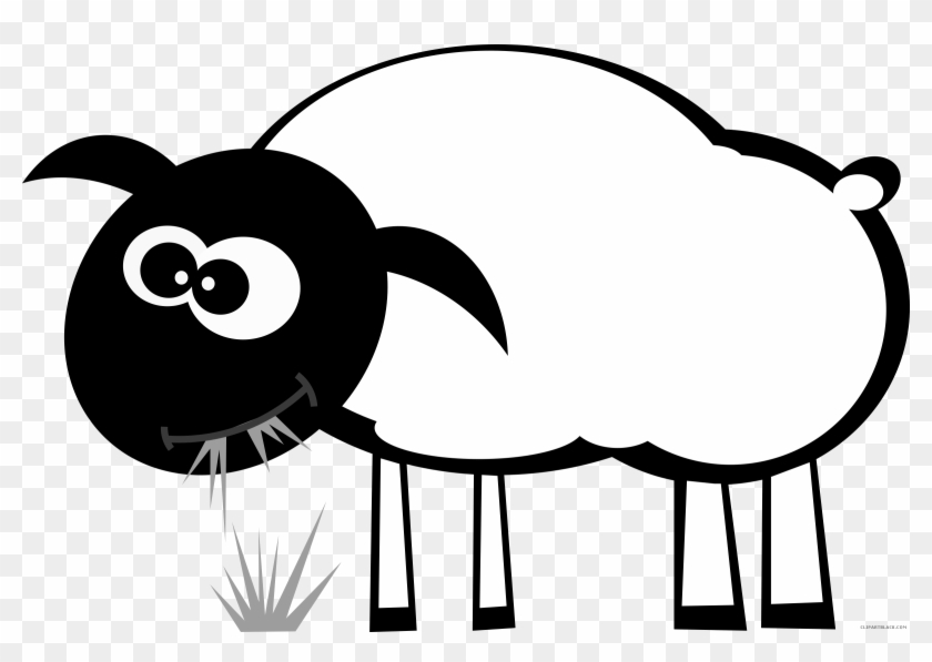 Sheep High Quality Animal Free Black White Clipart - Eid Mubarak 2016 Funny #808647