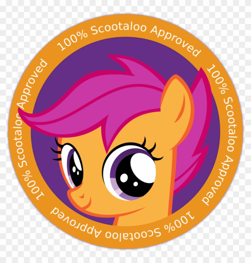 Scootaloo's Badge Of Approval By - Mlp Fim Filly #808662