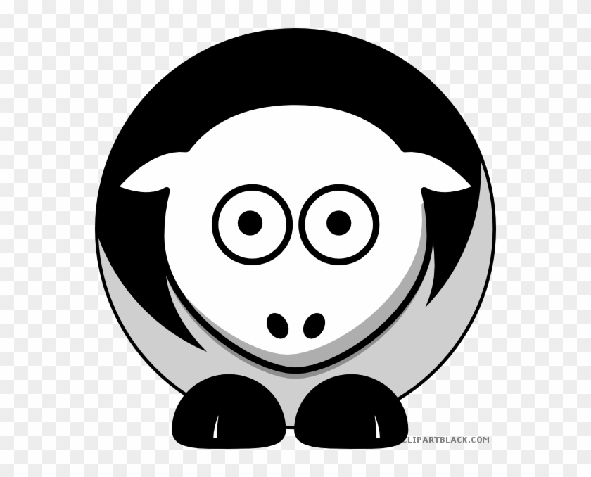 Sheep Animal Free Black White Clipart Images Clipartblack - Cal State Fullerton Titans #808670