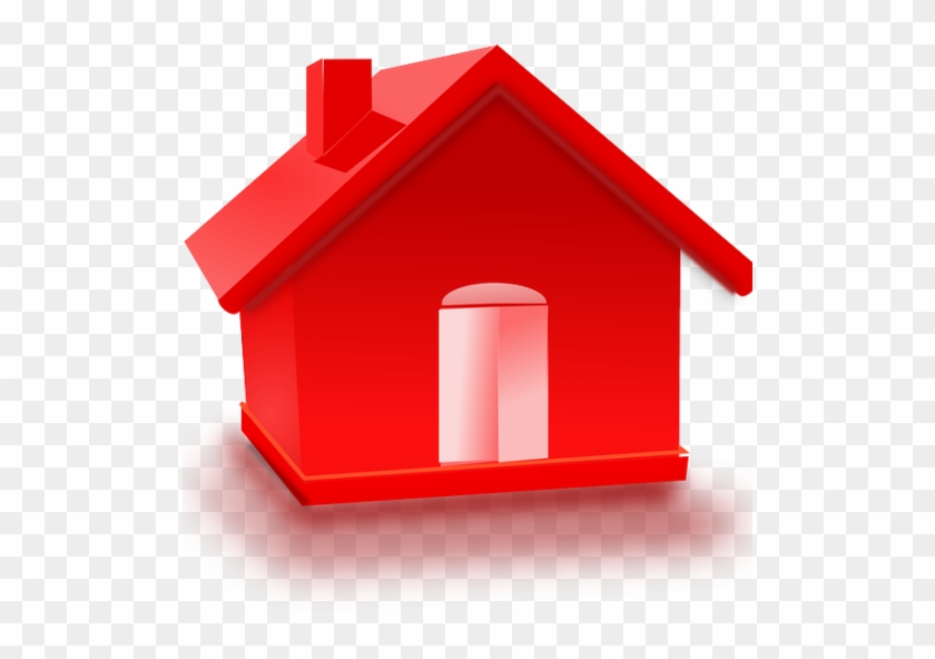 Red Home Clipart #808678
