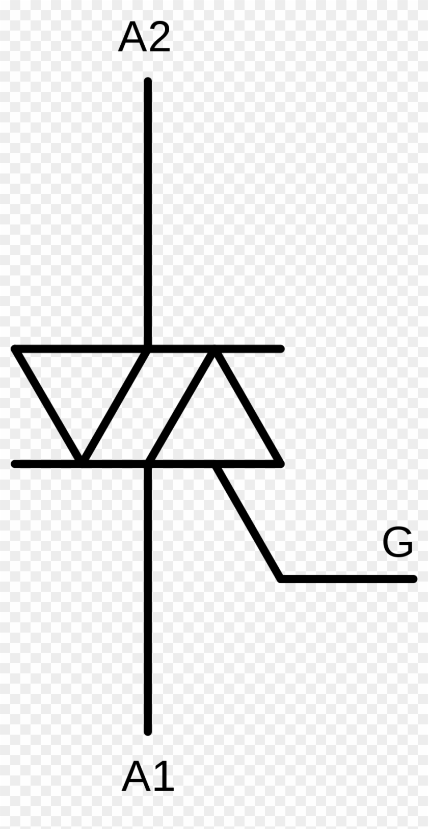 Triac Pontiac Gto Symbol Schematic Car Thyristor Clip - Solid State Relay Symbol #808955