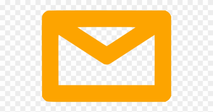 Orange Email Icon - Email Icon Orange Png #808961