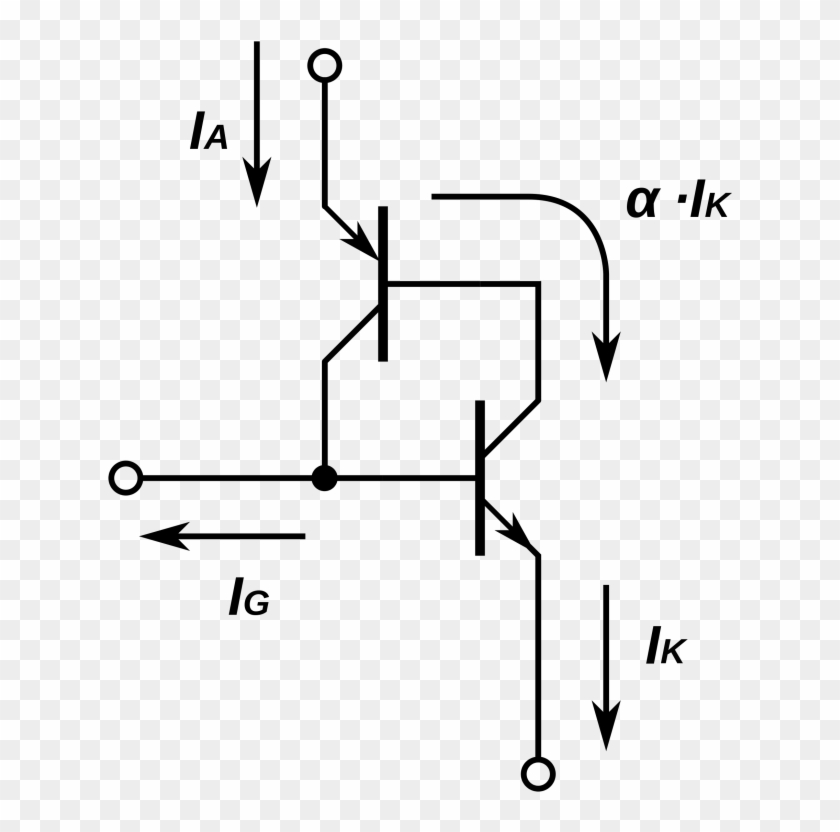 Filegto Thyristor Equivalent Svg Wikimedia Commons - Gate Turn Off Thyristor #808971