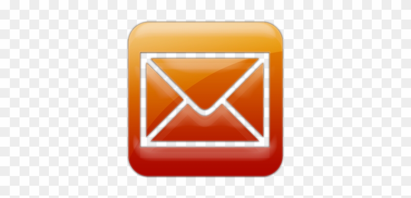 Orange Email Icon - Gold Email Logo #808995