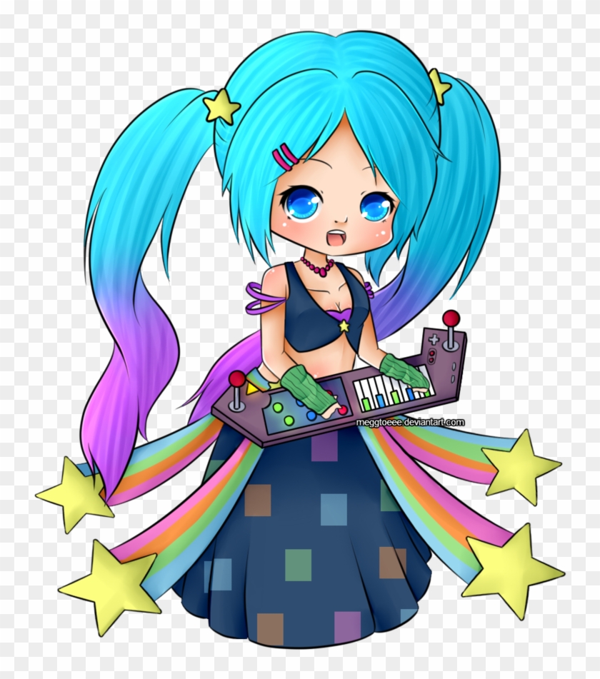 Arcade Sona By Meggtoeee - Chibi Arcade Sona Lol #809041