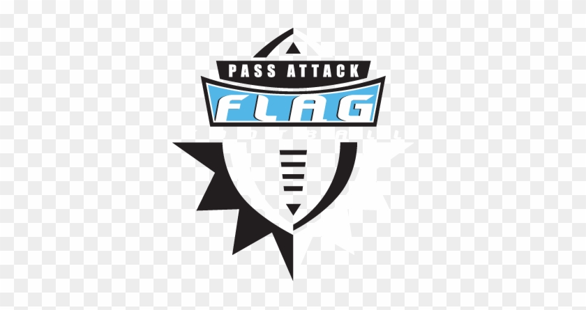 Pass Attack Flag Football Logo - Flag Football Logo #809132