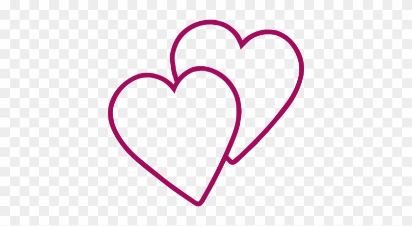 Simple Double Heart - Fotor #809151