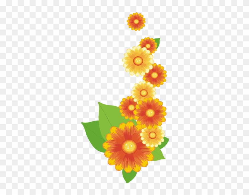 Orange Flower 3 By Maxandpercy4ever - Yellow Orange Flowers Png #809157