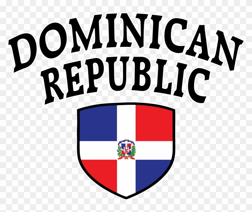 Dominican Republic Dominicana Flag Crest Soccer Football - Dominican Republic Country Flag Crest - Dr Dominican #809203