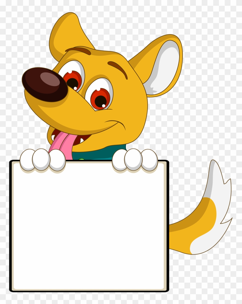 Tag Toppers - Dog Cartoon Clip Art #809234