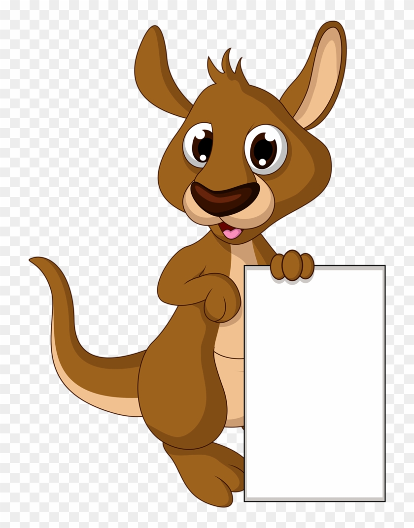 Tag Toppers - Cartoon Kangaroo #809244