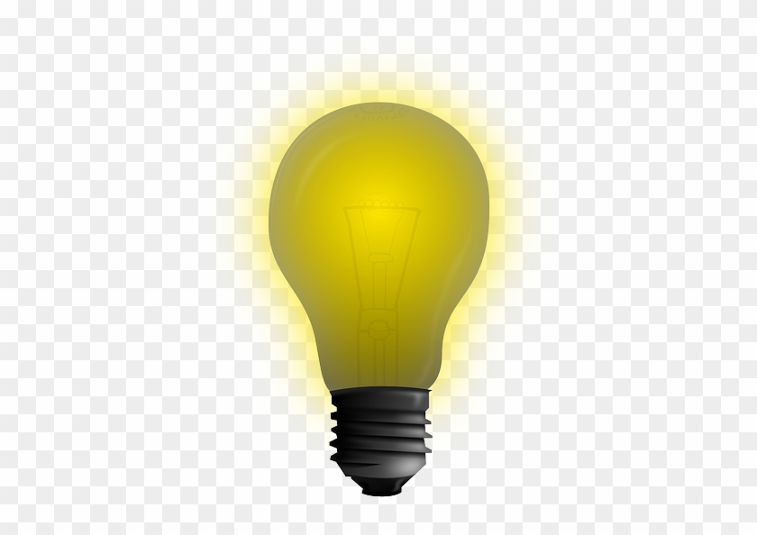 Concept, Idea, Light, Light Bulb, Electric Bulb - Light Animated Gif Png #809430