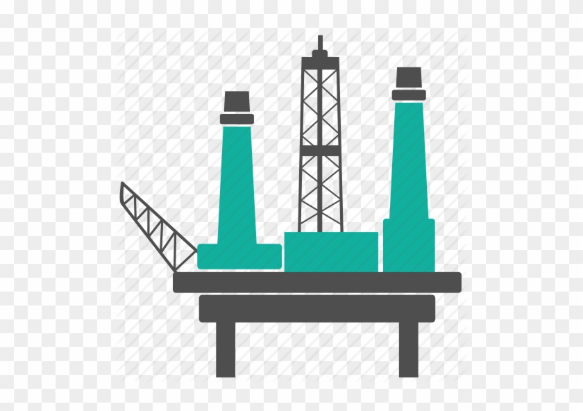 Oil Platform Free Icon 2 - Offshore Oil Rig Icon #809475