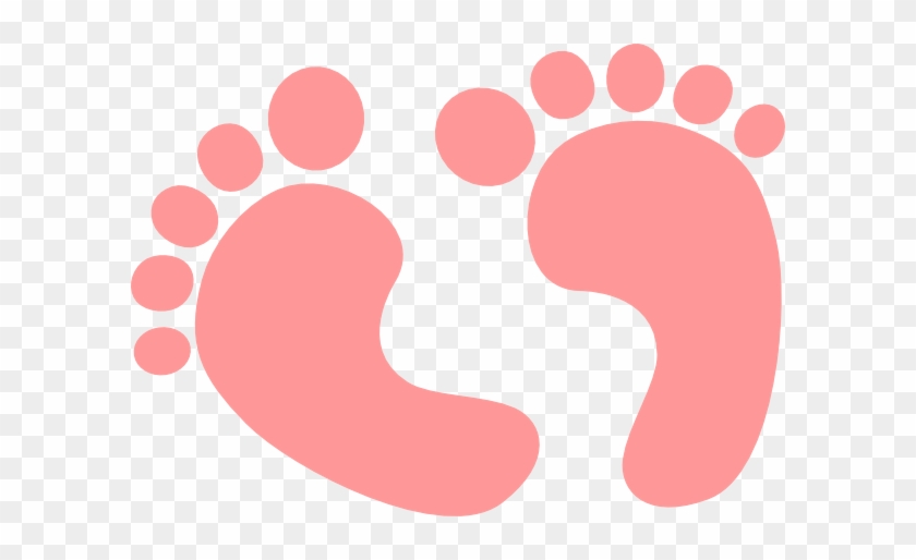 Source - - Pink Baby Feet Clip Art #809894