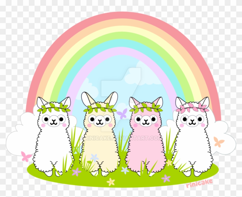 Drawn Alpaca Kawaii - Draw A Cute Alpaca #810182