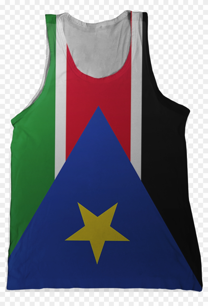 South Sudan Flag Tank Top - Sweater Vest #810300