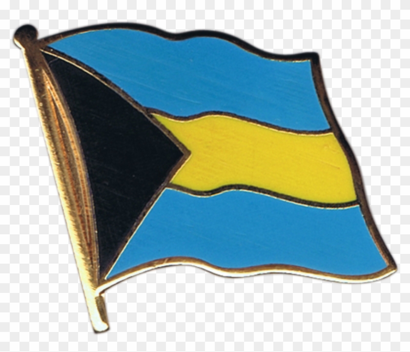 Bahamas Flag - Hong Kong Flag Pin Badge 2x2cm #810306