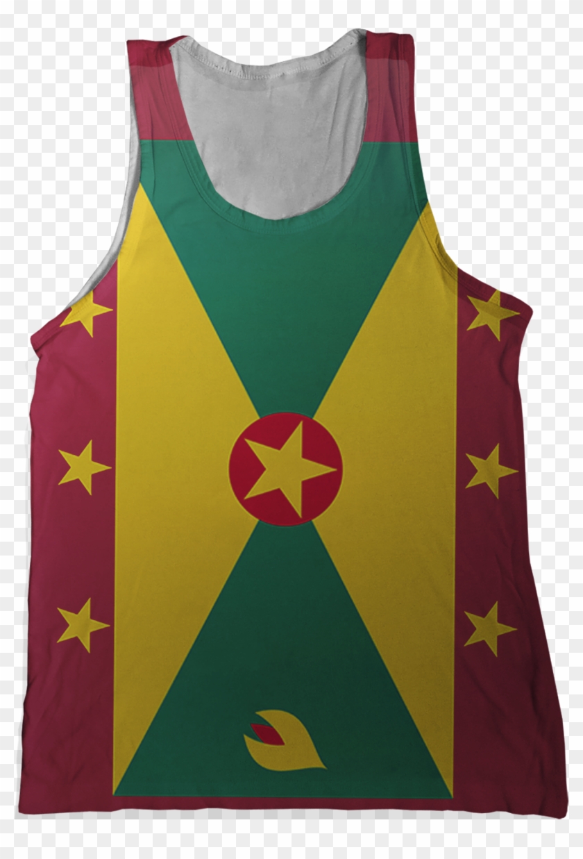 Grenada Flag Tank Top - Flag Of Grenada #810383