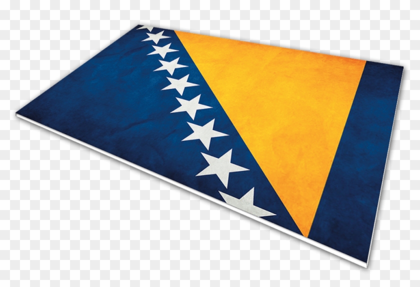 Bosnia Herzegovina Flag - Flag Of Bosnia And Herzegovina #810461