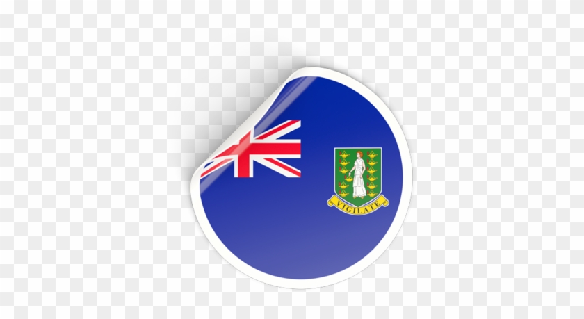 Illustration Of Flag Of Virgin Islands - (d Pin) 25mm Lapel Pin Button Badge: British Virgin #810690