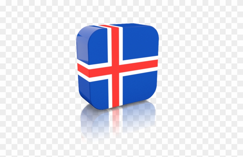 Illustration Of Flag Of Iceland - Flag Of Iceland #810707