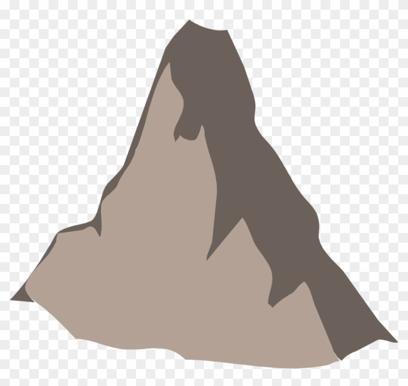 Mountain Clipart Clear Background - Mountain Peak Clip Art #810762
