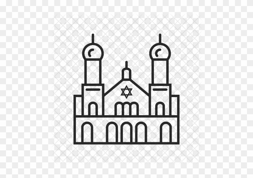 Synagogue Cliparts - Sinagoga Disegno Da Colorare #810948