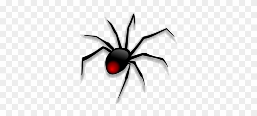 Spider Clip Art Free - Black Widow Cartoon Spider #810961