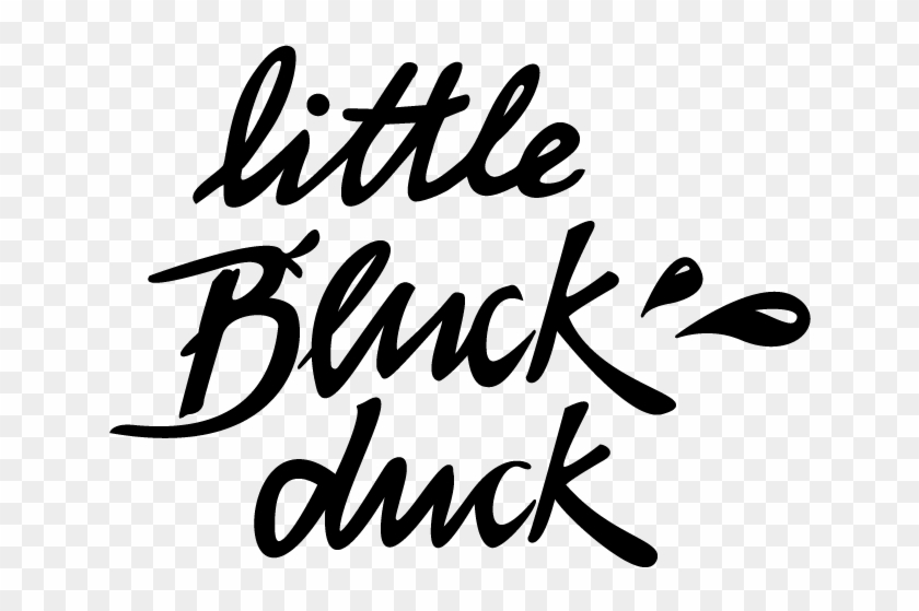 Little Bluck Duck Logo - Calligraphy #811015