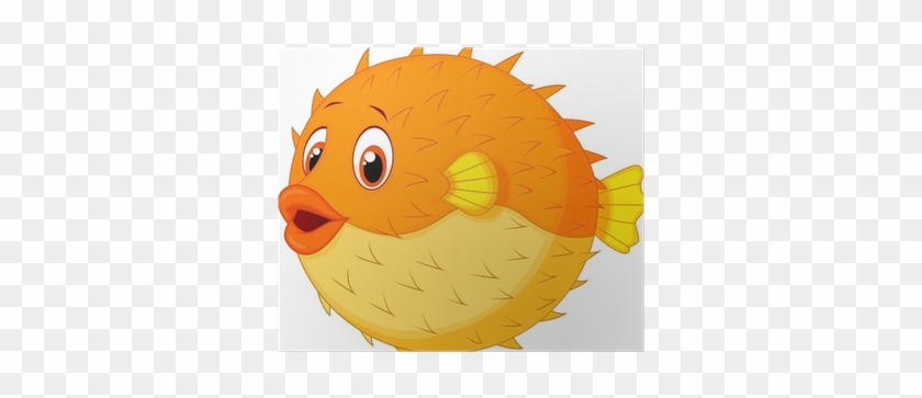 Cartoon Puffer Fish #811075