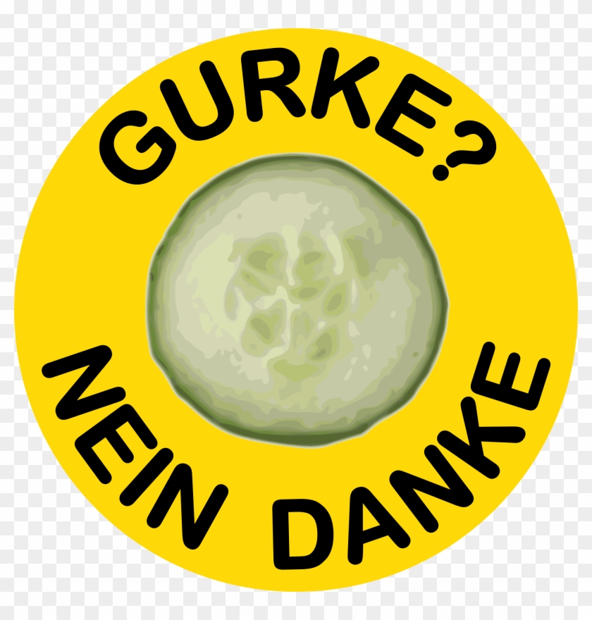 Gurke Nein Danke - Small Atomkraft Nein Danke Flag - 12x18" #811101