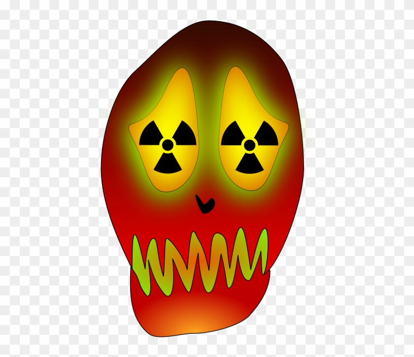 Free Skull And Nuclear Warning - Radioactive Symbol #811152