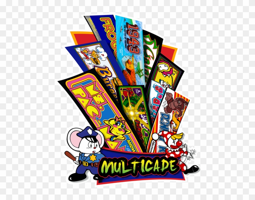 Multicade Side Art - Mappy Arcade #811298