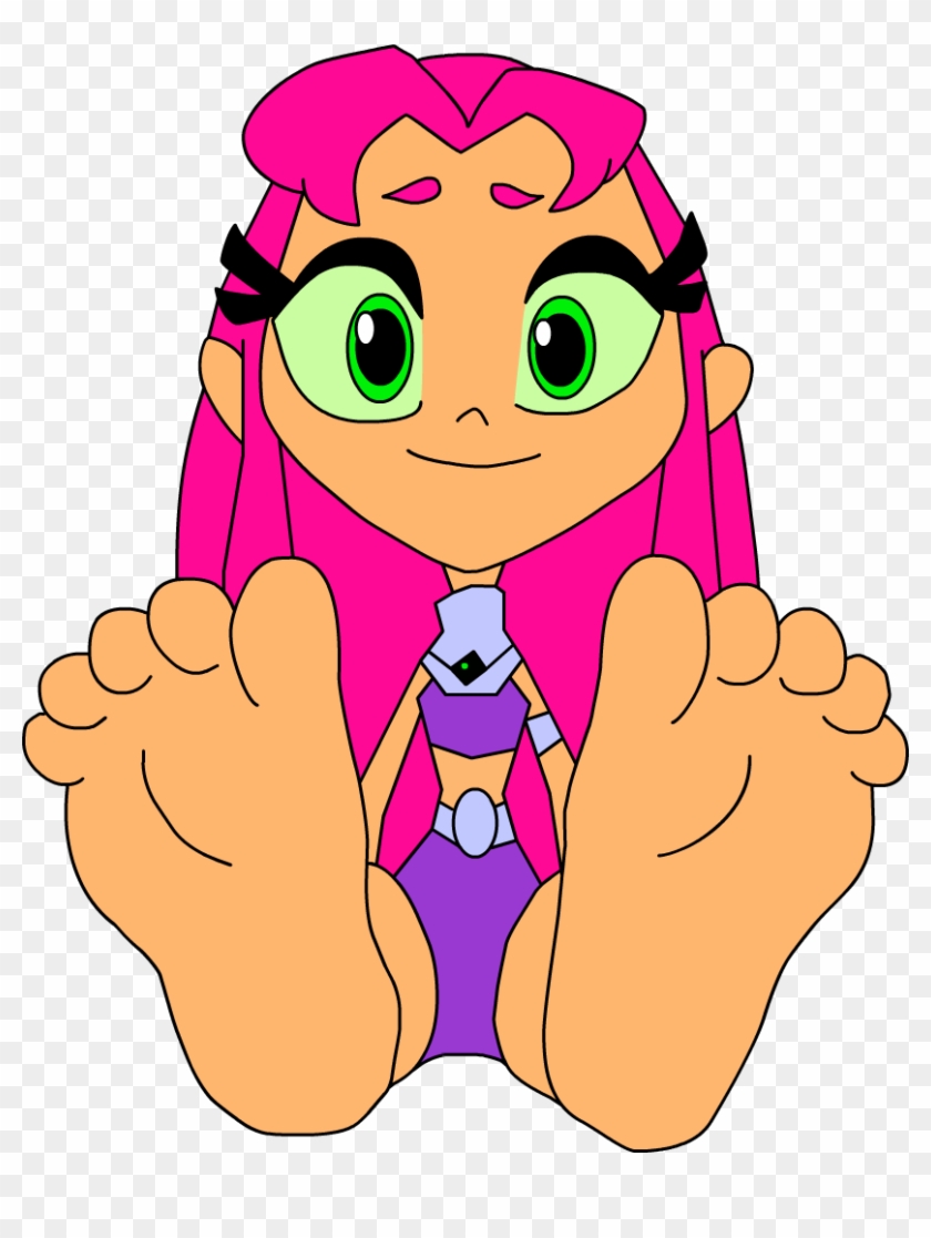 Starfire Ttg Drawing - Teen Titans Go Starfire's Feet #811310