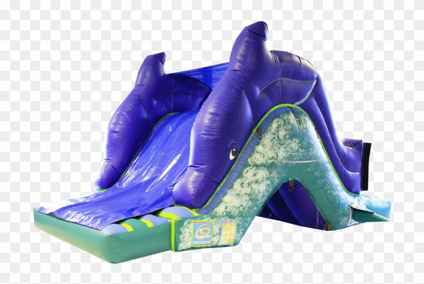 Escorrega Golfinho Duplo - Inflatable #811337